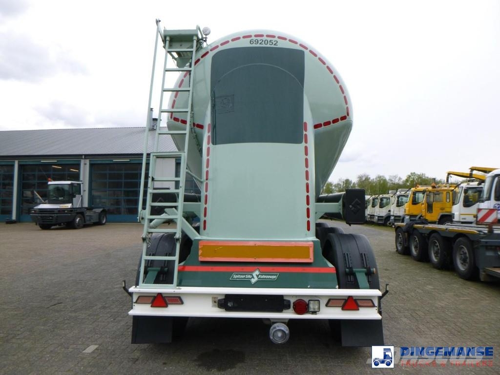 Spitzer Powder tank alu 37 m3 / 1 comp مقطورات ذات صهاريج