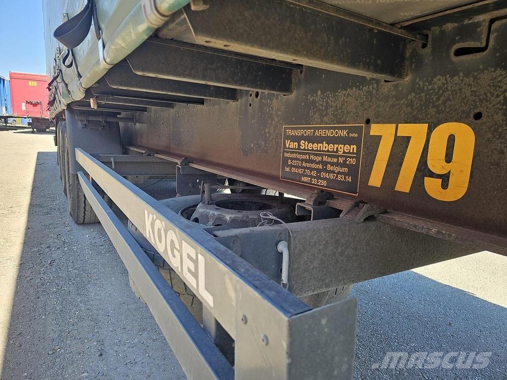 Kögel SN 24 - SLIDING ROOF - COIL - MERCEDES DISC TUV 02 Semirremolques de caja de lona