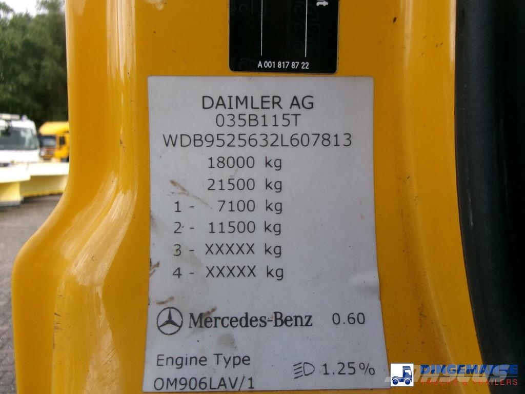 MB Trac Axor 1824 4x4 RHD salt spreader / gritter Kar düzleyiciler