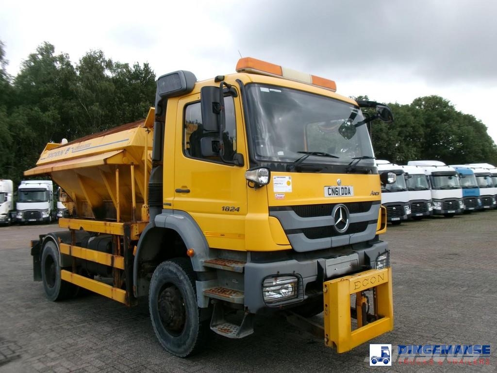 MB Trac Axor 1824 4x4 RHD salt spreader / gritter Kar düzleyiciler