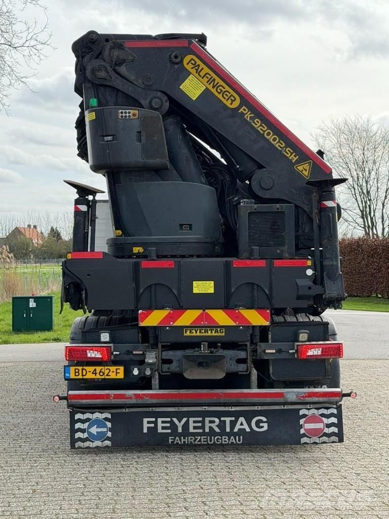 Scania G450 8x4 triple, PALFINGER PK92002 (92tm) FLYJIB/E Kraner til alt terræn