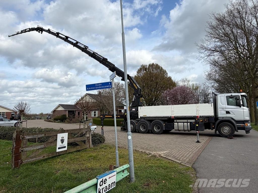 Scania G450 8x4 triple, PALFINGER PK92002 (92tm) FLYJIB/E Kraner til alt terræn