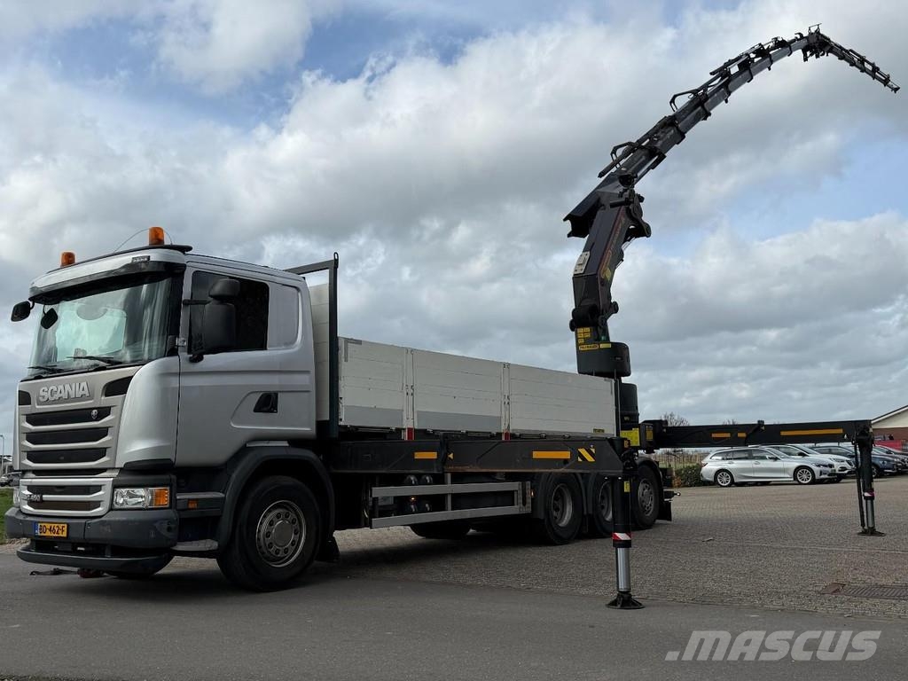 Scania G450 8x4 triple, PALFINGER PK92002 (92tm) FLYJIB/E Kraner til alt terræn
