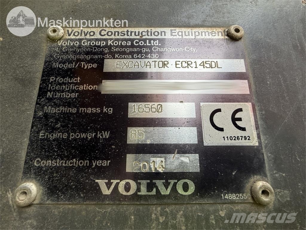 Volvo ECR145DL Telakaivukoneet