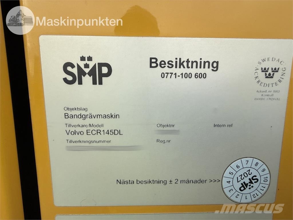 Volvo ECR145DL Telakaivukoneet