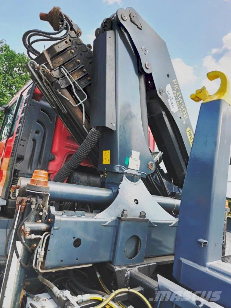 MAN TGS 35.440 8x4 tridem Euro6 Containertruck + Palfi Treileri ar āķi