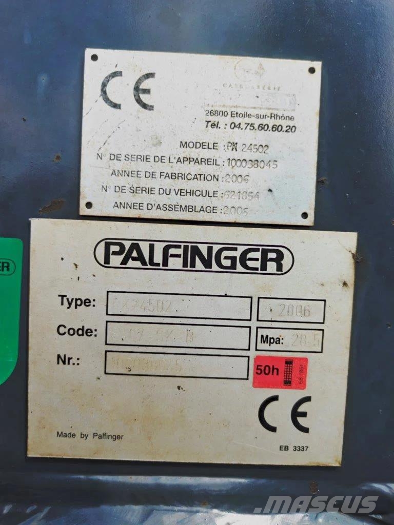 MAN TGS 35.440 8x4 tridem Euro6 Containertruck + Palfi Treileri ar āķi