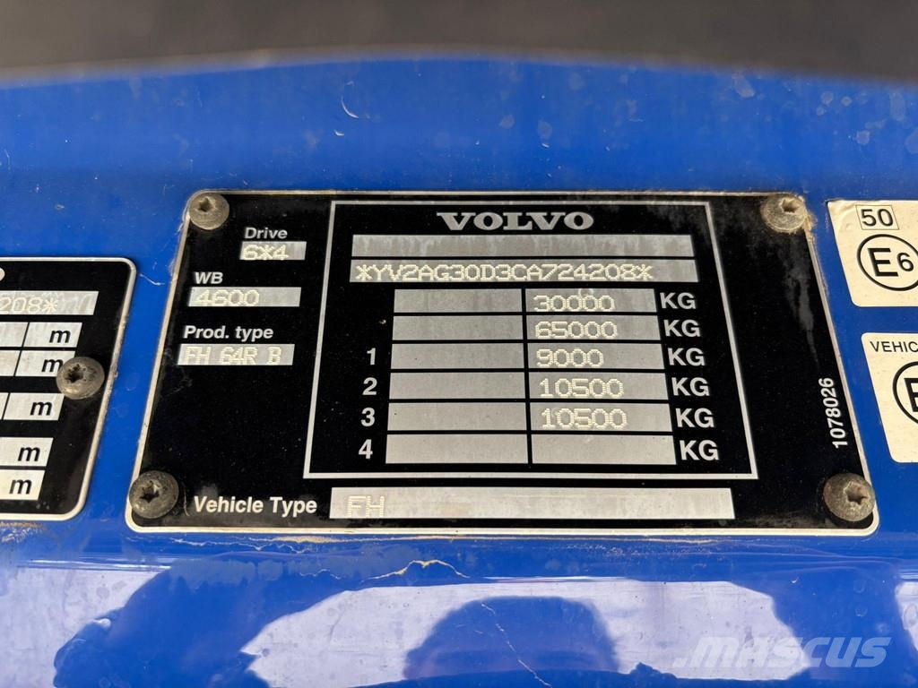 Volvo FH 500 6x4 PLATFORM L=6423 mm Camiones plataforma