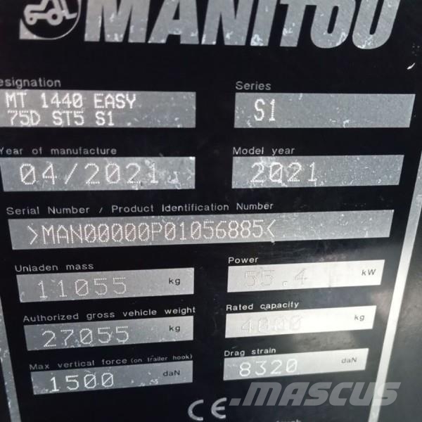 Manitou MT 1440 easy ST5 Τηλεσκοπικοί ανυψωτές