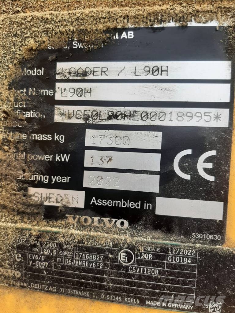 Volvo L 90 H Ładowarki kołowe