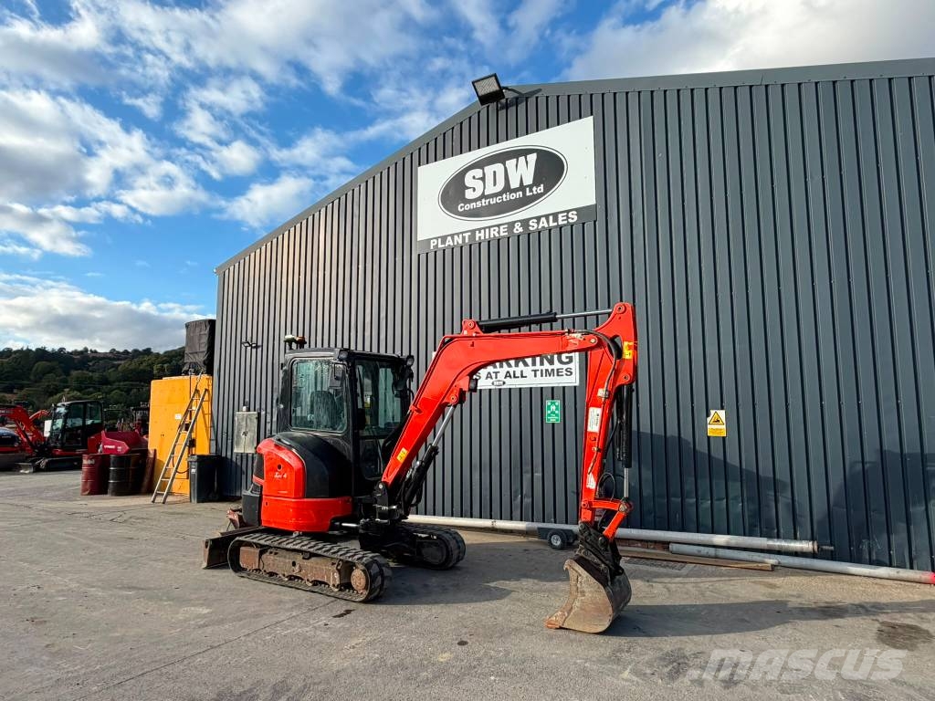 Kubota KX 037-4 حفارات صغيرة أقل من 7 طن (حفارات صغيرة)