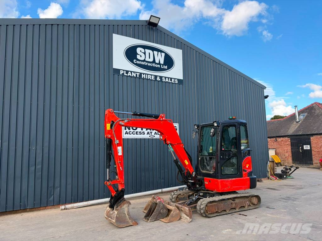 Kubota KX 037-4 حفارات صغيرة أقل من 7 طن (حفارات صغيرة)