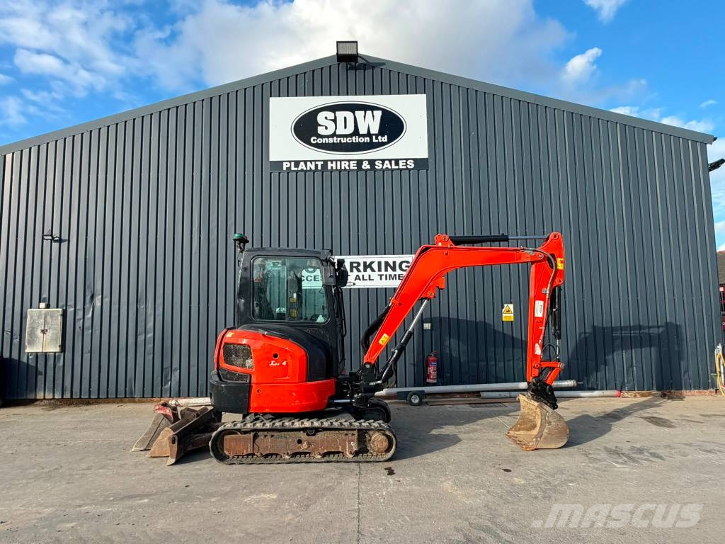 Kubota KX 037-4 حفارات صغيرة أقل من 7 طن (حفارات صغيرة)
