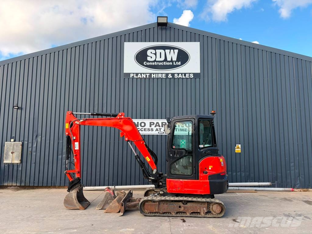 Kubota KX 037-4 حفارات صغيرة أقل من 7 طن (حفارات صغيرة)