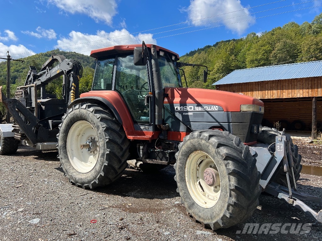 Kesla + New Holland G190 C 645 Дробилки древесины