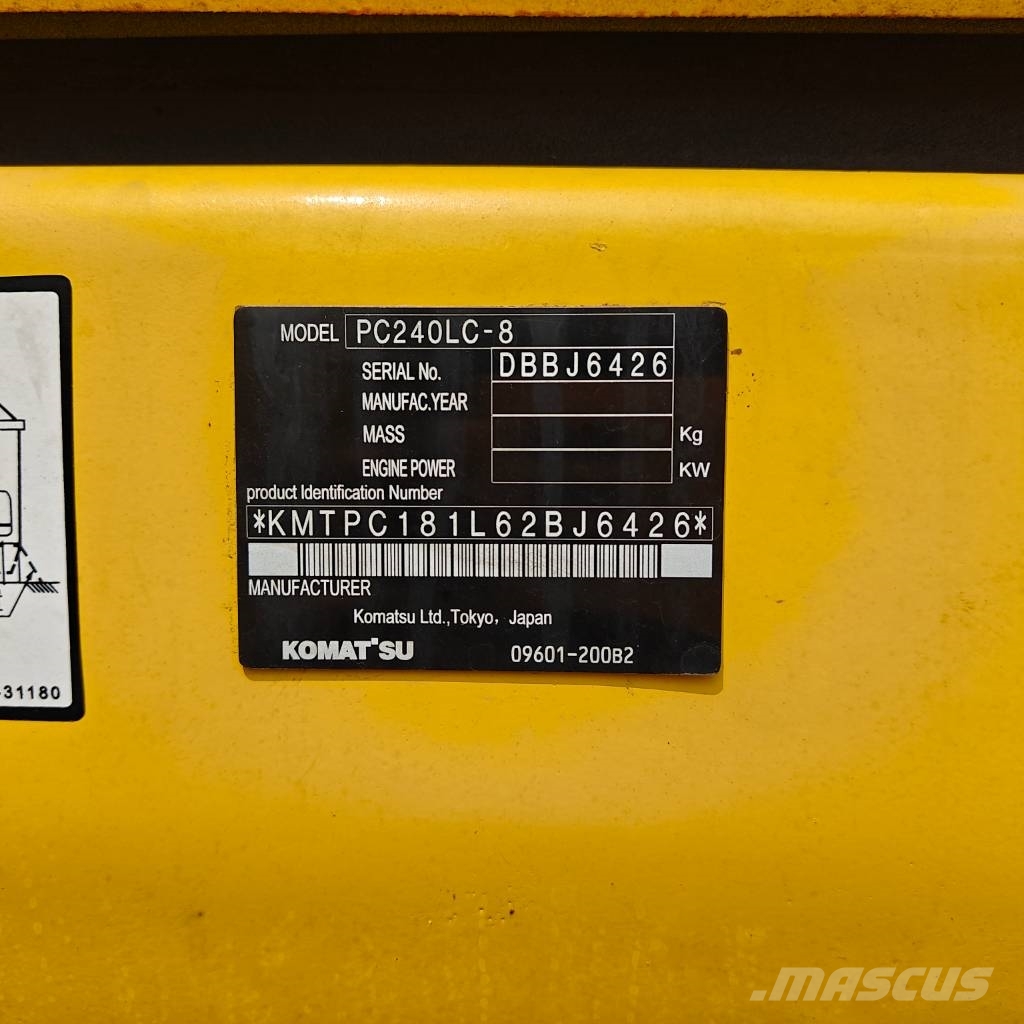 Komatsu 240 Escavadeiras de esteiras