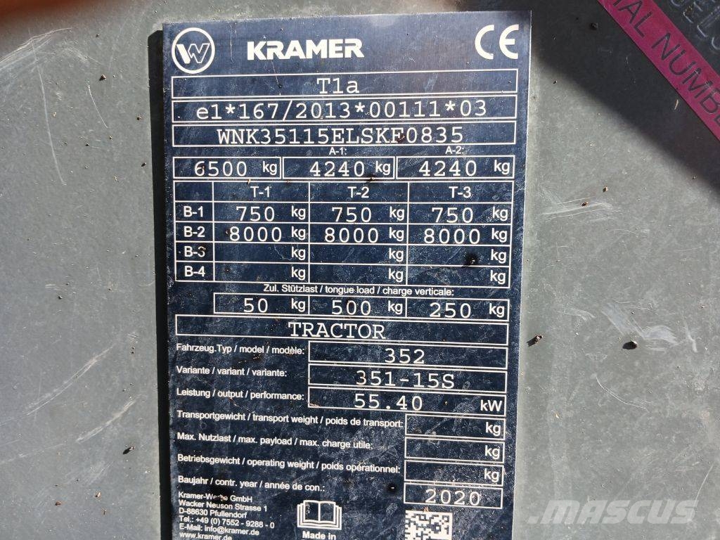Kramer 8085 ''SÅLD'' Kolesové nakladače
