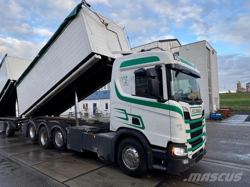 Scania R500 NGS 8X2 EURO 6 + NBS HANGER KIPPER Kipper