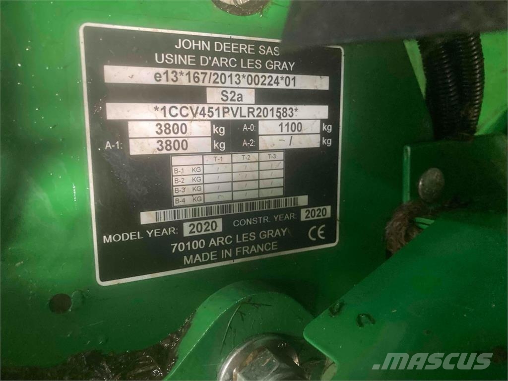 John Deere V451R Sonstige Landmaschinen