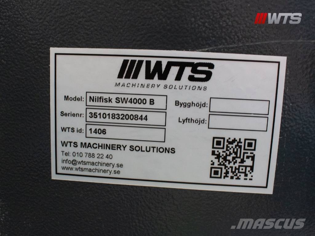 Nilfisk SW4000 B كناسات