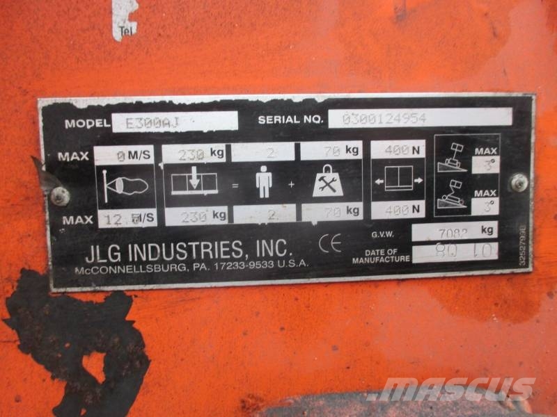 JLG E 300 AJ Knikarmhoogwerkers