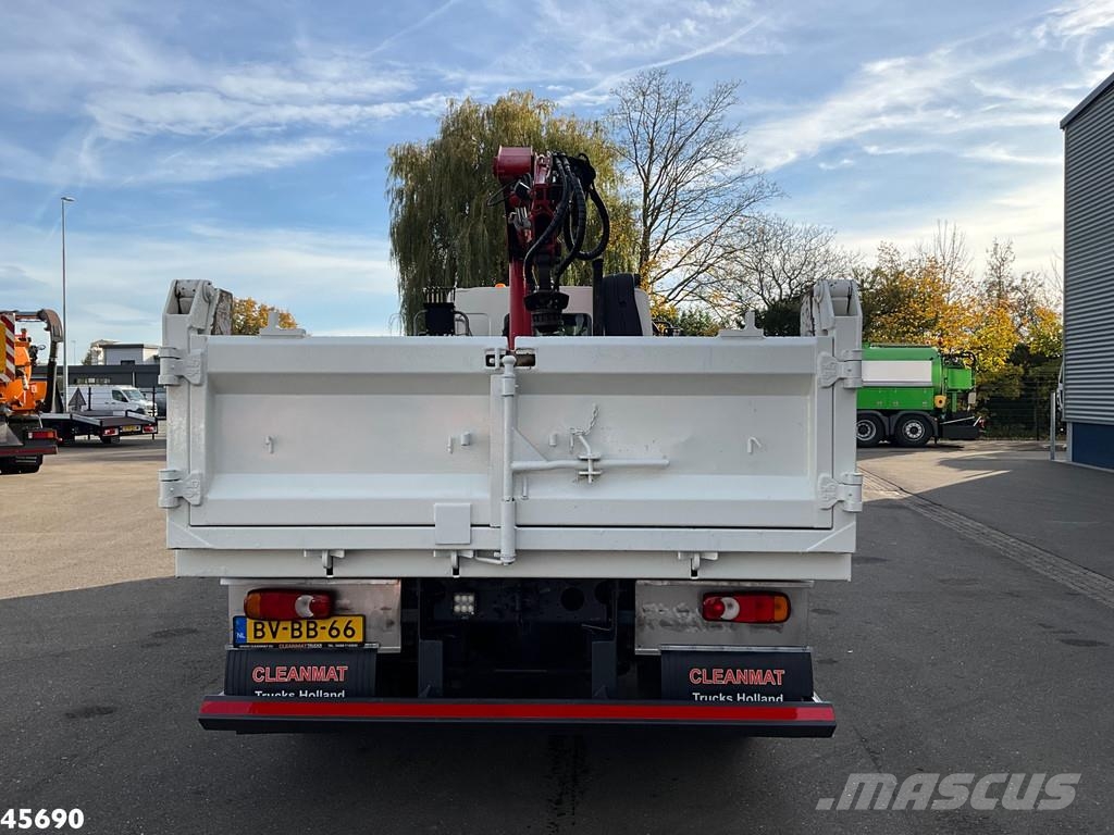 DAF FA 55 LF 220 HMF 10 Tonmeter laadkraan Just 119.28 Самосвал