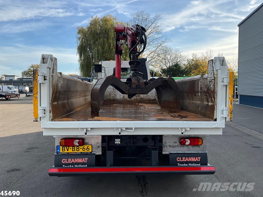DAF FA 55 LF 220 HMF 10 Tonmeter laadkraan Just 119.28 Самосвал