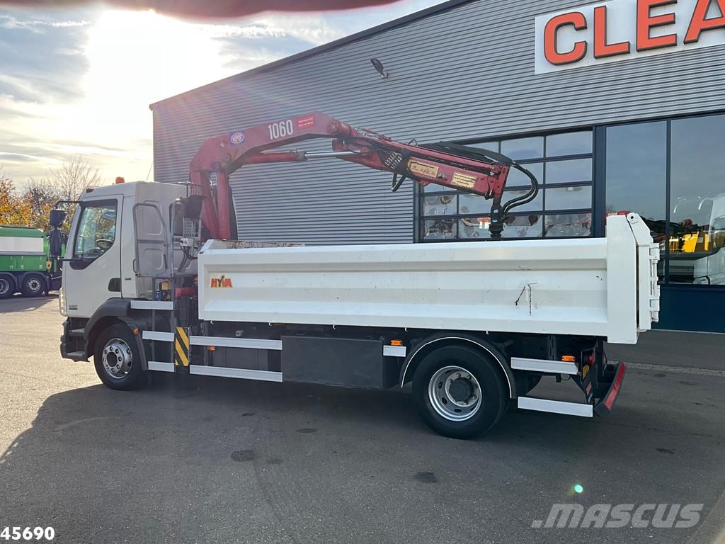 DAF FA 55 LF 220 HMF 10 Tonmeter laadkraan Just 119.28 Самосвал