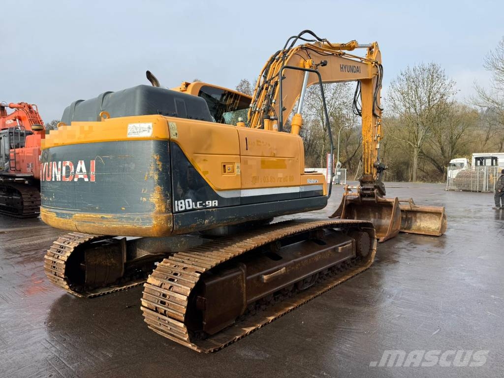 Hyundai Robex 180 LC-9 A /BJ. 2016/11480H/SW/Klima/3Löffel Escavadeiras de esteiras