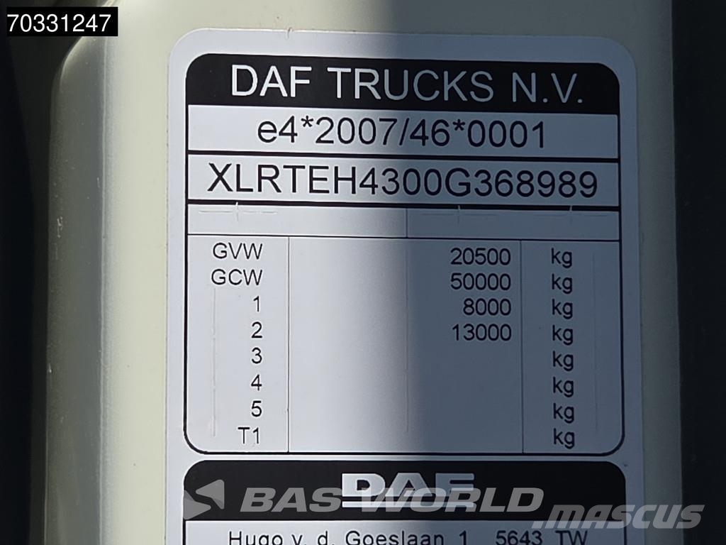 DAF XF 480 XF 4X2 SSC Retarder 2xTanks ACC Standklima Sattelzugmaschinen