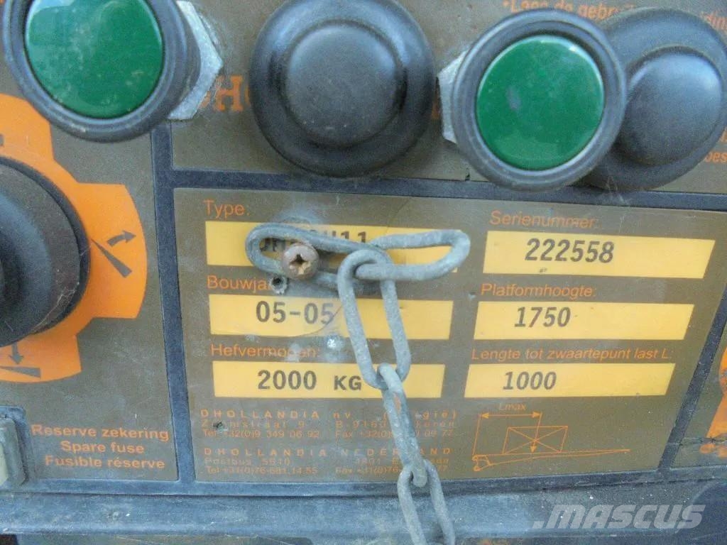 Vogelzang V0-STG 1 Axle + Dhollandia Lift + Carrier Vector 1 Semirremolques de temperatura controlada