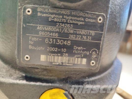 Manitou MLT 523 (A6VM80DA1)hydraulic engine Hidraulika