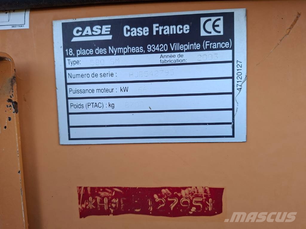 CASE 580 SM Backhoe