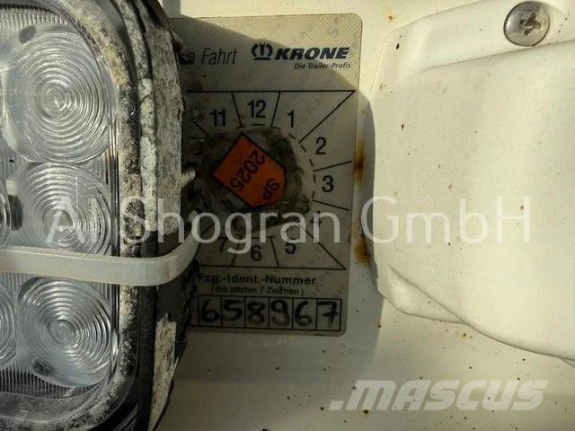 Krone Mega / Edscha / Liftachse Poluprikolice sa ciradom