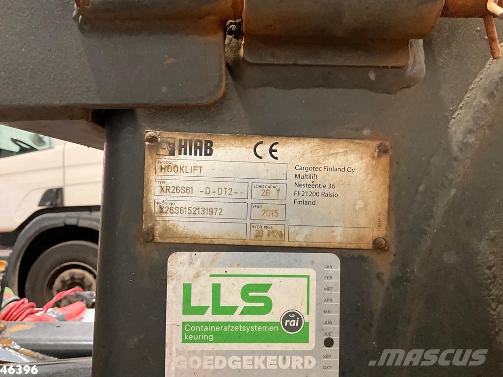 DAF FAN CF 400 Euro 6 Multilift 26 Ton haakarmsysteem Hákový nosič kontejnerů