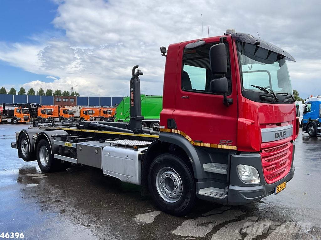 DAF FAN CF 400 Euro 6 Multilift 26 Ton haakarmsysteem Hákový nosič kontejnerů