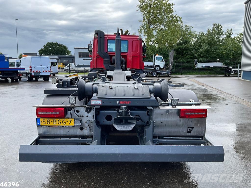 DAF FAN CF 400 Euro 6 Multilift 26 Ton haakarmsysteem Hákový nosič kontejnerů