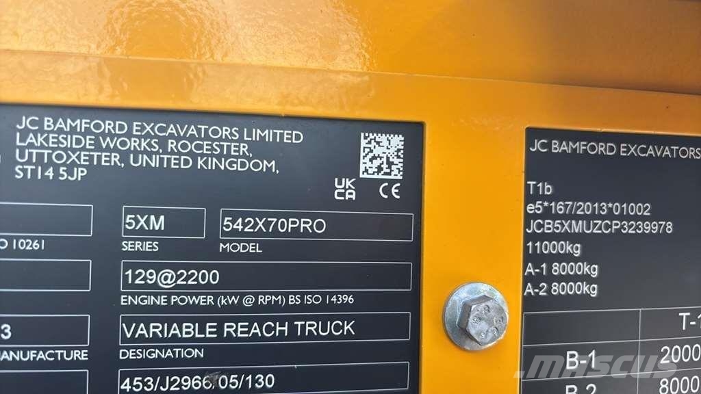 JCB 542-70 Agri Extra Carretillas telescópicas