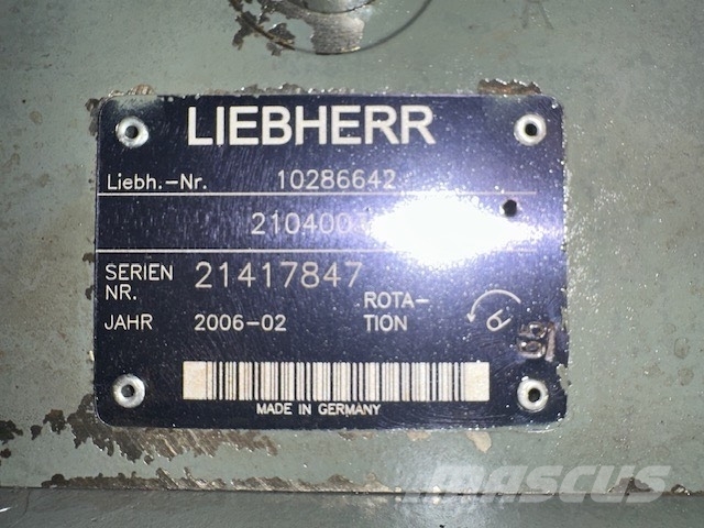 Liebherr POMPA OBROTU 10286642 Hydraulik