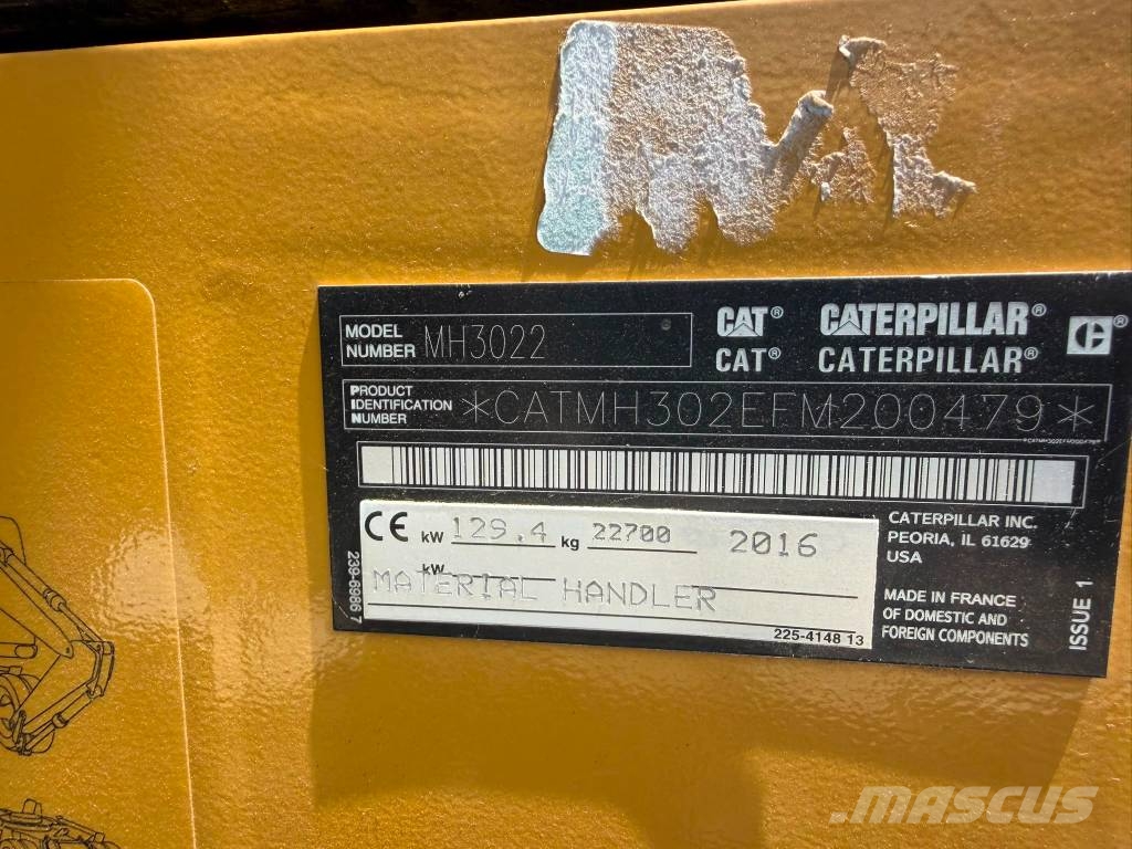 CAT MH 3022 Excavadoras de manutención
