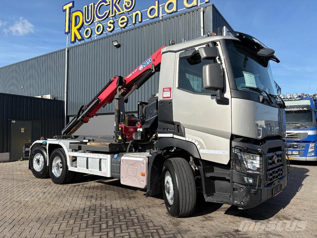 Renault C440 + HMF 2320 K3-- 3X EXT. + REMOTE + HOOK ARM S A/T 크레인
