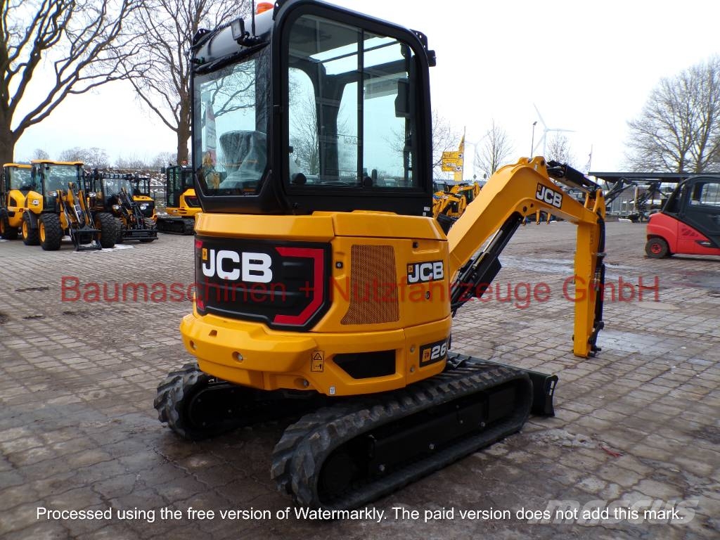 JCB 26C-1 NEU Mini ekskavatörler, 7 tona dek