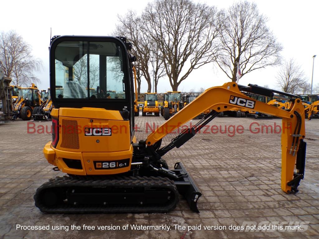 JCB 26C-1 NEU Mini ekskavatörler, 7 tona dek