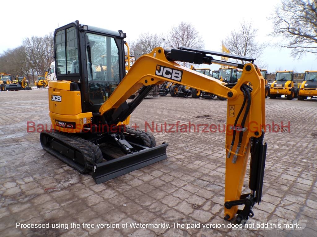 JCB 26C-1 NEU Mini ekskavatörler, 7 tona dek