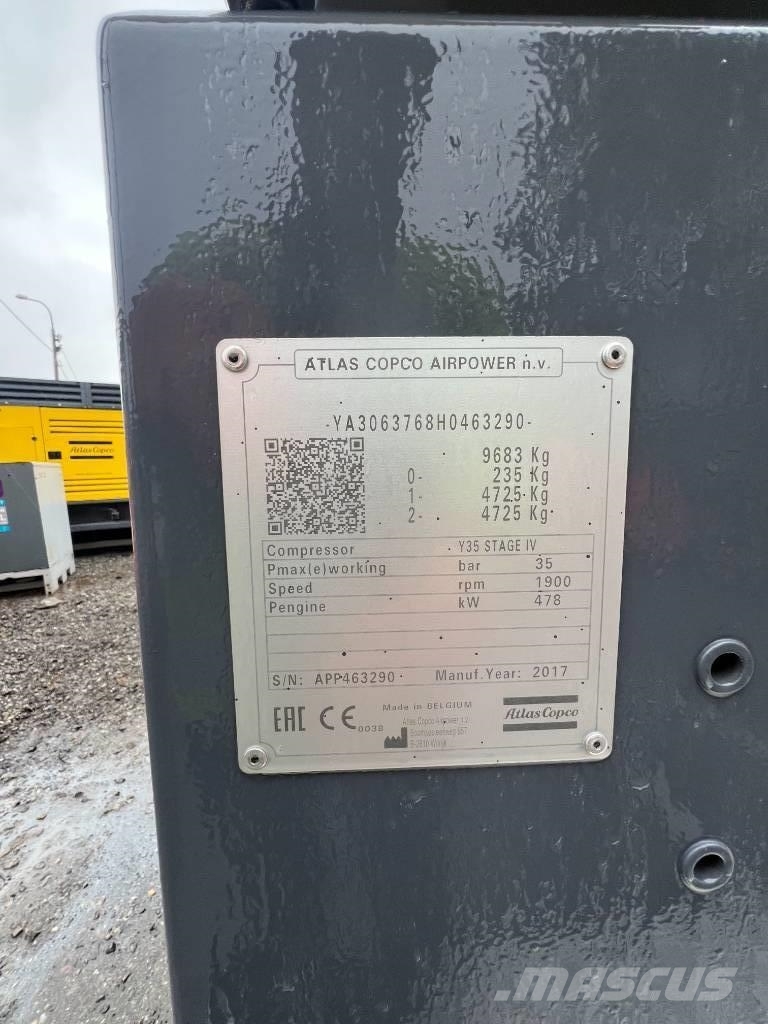 Atlas Copco Y35 STAGE IV Kompresori