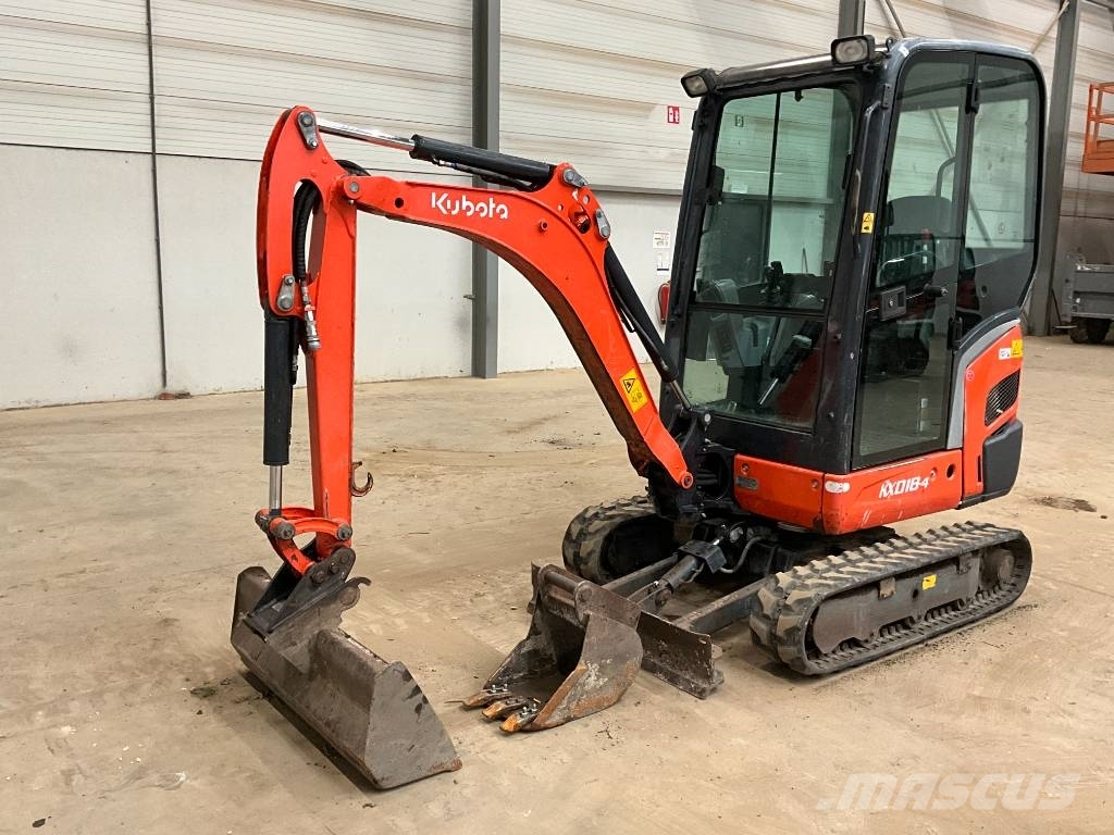 Kubota KX 018-4 Мини екскаватори < 7 т