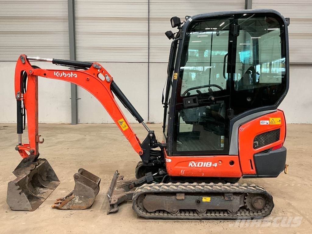 Kubota KX 018-4 Мини екскаватори < 7 т