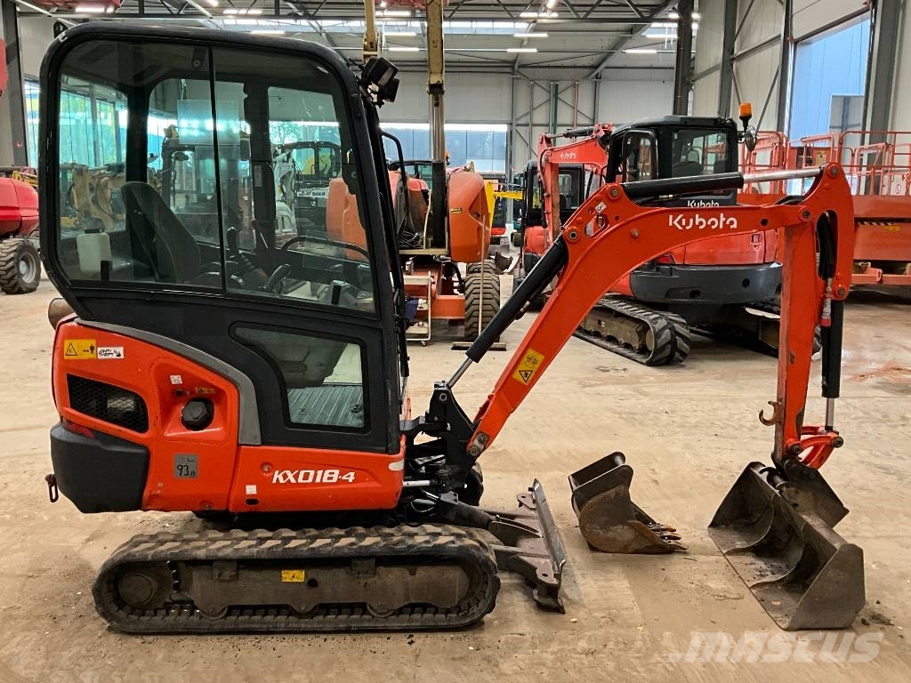 Kubota KX 018-4 Мини екскаватори < 7 т