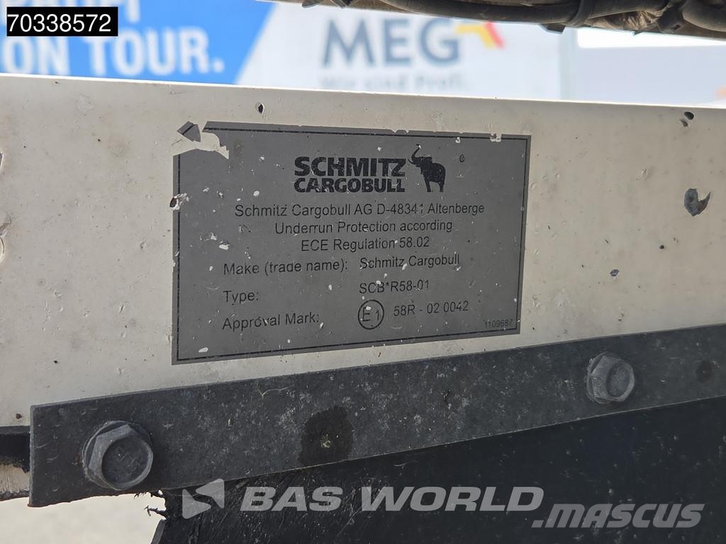 Schmitz Cargobull SCB*S3T 3 axles Sliding Roof MOT 09/27 Lift Axle Elhúzható ponyvás félpótkocsik