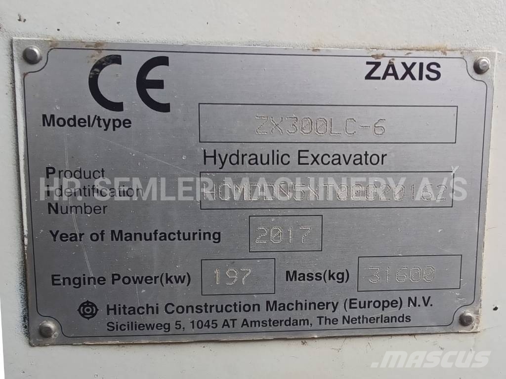 Hitachi ZX300LC-6 Bageri guseničari